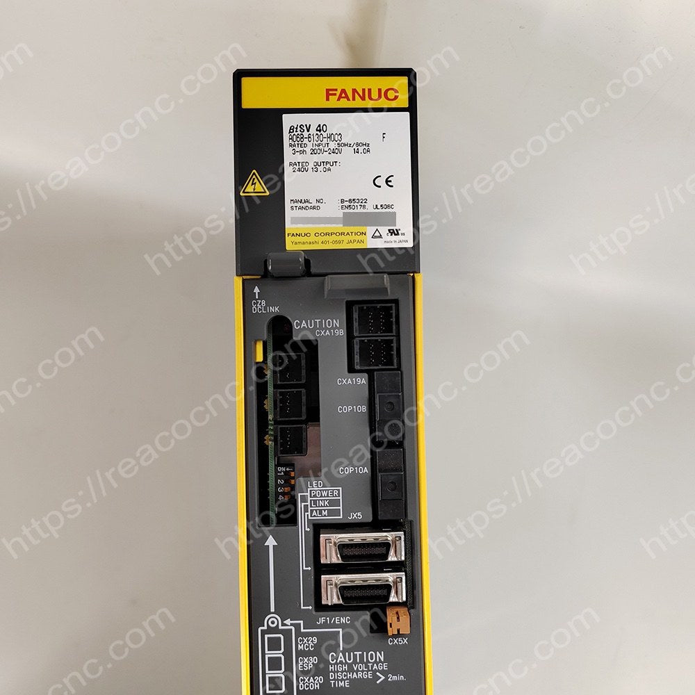 A06B-6130-H003 Fanuc Beta i BSVM1-40i servo amplifier label