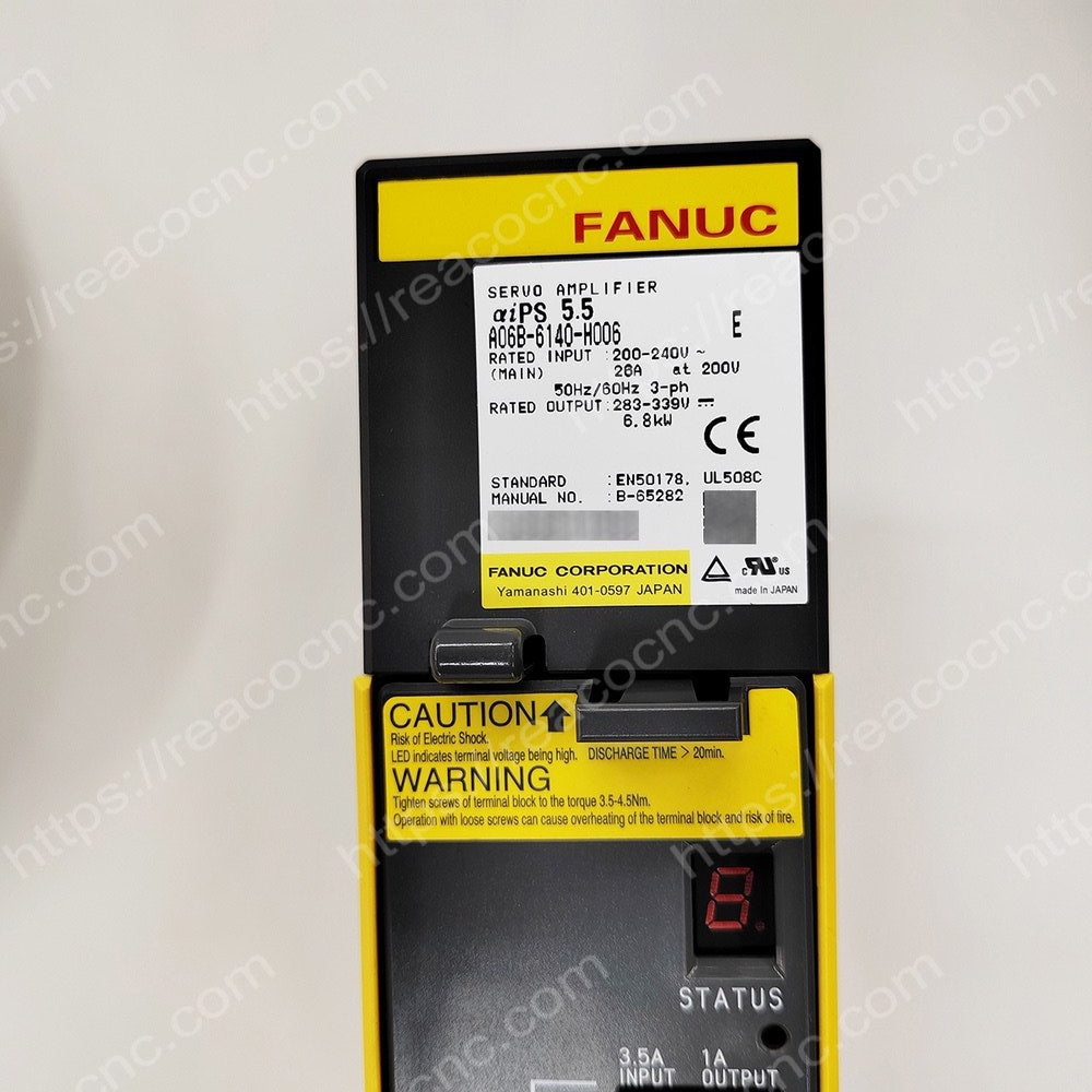 A06B-6140-H006 Fanuc Alpha i AIPS-5.5 power supply module label
