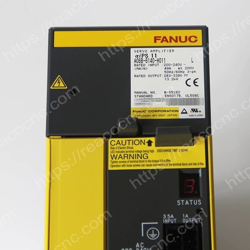 A06B-6140-H011 Fanuc power supply module label AIPS-11 Alpha i CNC part