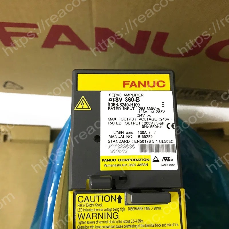 A06B-6240-H109 Fanuc servo amplifier module AISV-360 label