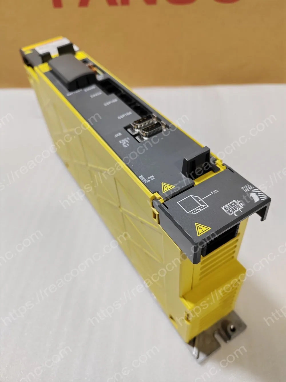 Rear side of A06B-6240-H121 Fanuc servo amp module for condition check