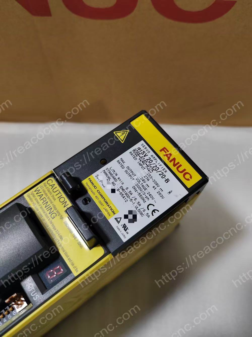 A06B-6240-H325 Fanuc AISV 20/20/20-B Level-Up servo amplifier label