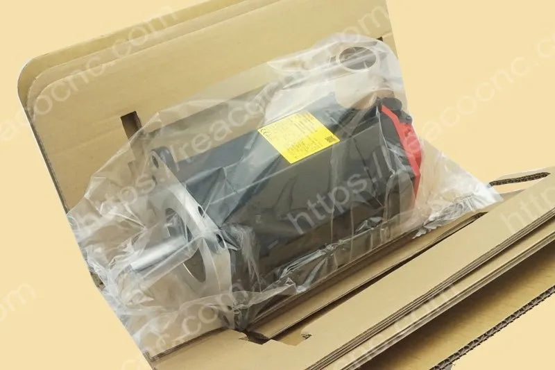 Diagonal view of A06B2078B107 Fanuc AC servo motor