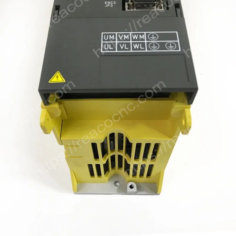 Side view of A06B 6080 H301 Fanuc Alpha series servo amplifier 02