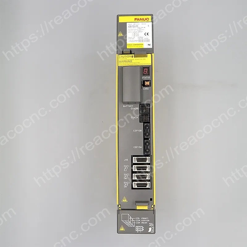 Side view of A06B 6114 H302 Fanuc 3 axis servo drive