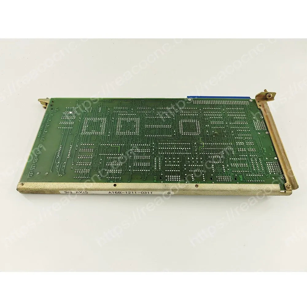 Rear solder-side view of A16B-1211-0311 Fanuc circuit board