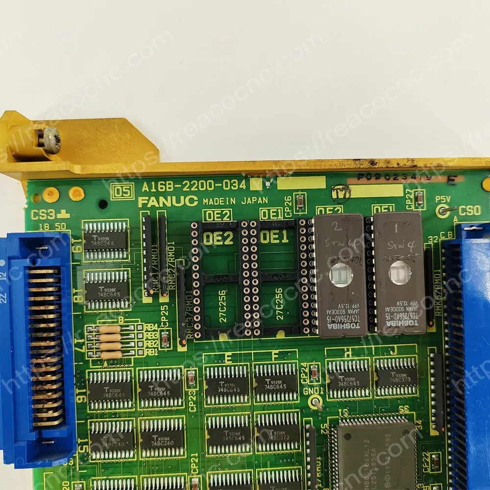 A16B-2200-0340 Fanuc Series 0-C PMC-M ROM and I/O Link PCB rating label