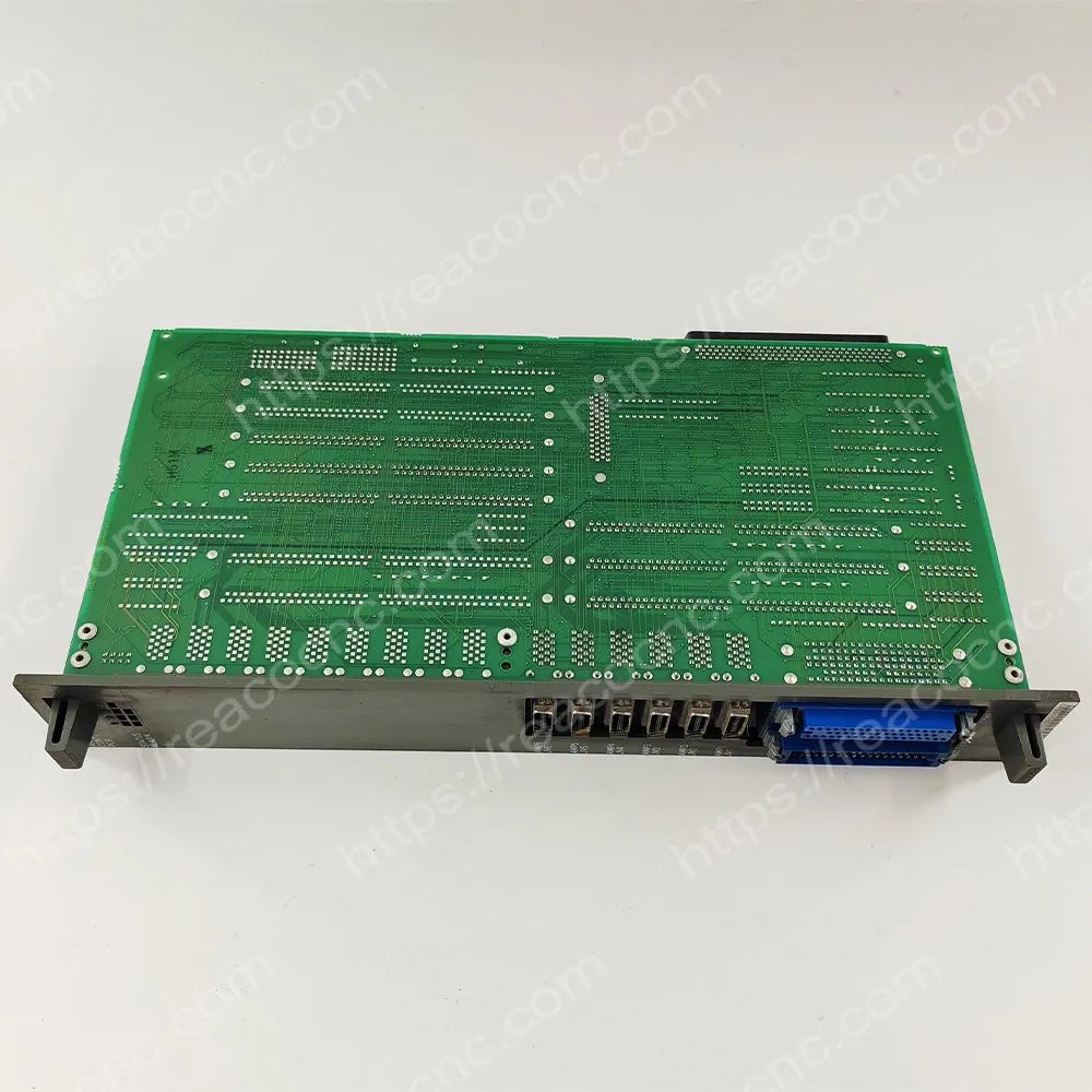 Rear solder-side view of A16B-2200-0855 Fanuc PCB