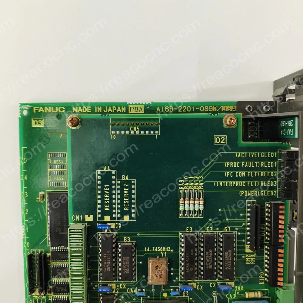 A16B-2201-0890 Fanuc R-J2 Genius communication interface PCB model label