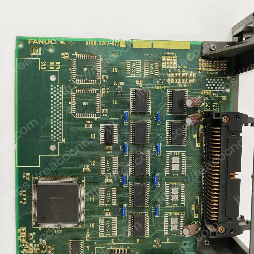 A16B-2202-0727 Fanuc source-type I/O card with 80 inputs and 56 outputs model label