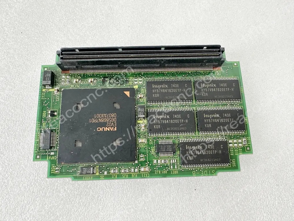 Back side of A17B-3300-0400 Fanuc CPU module for PCB condition inspection