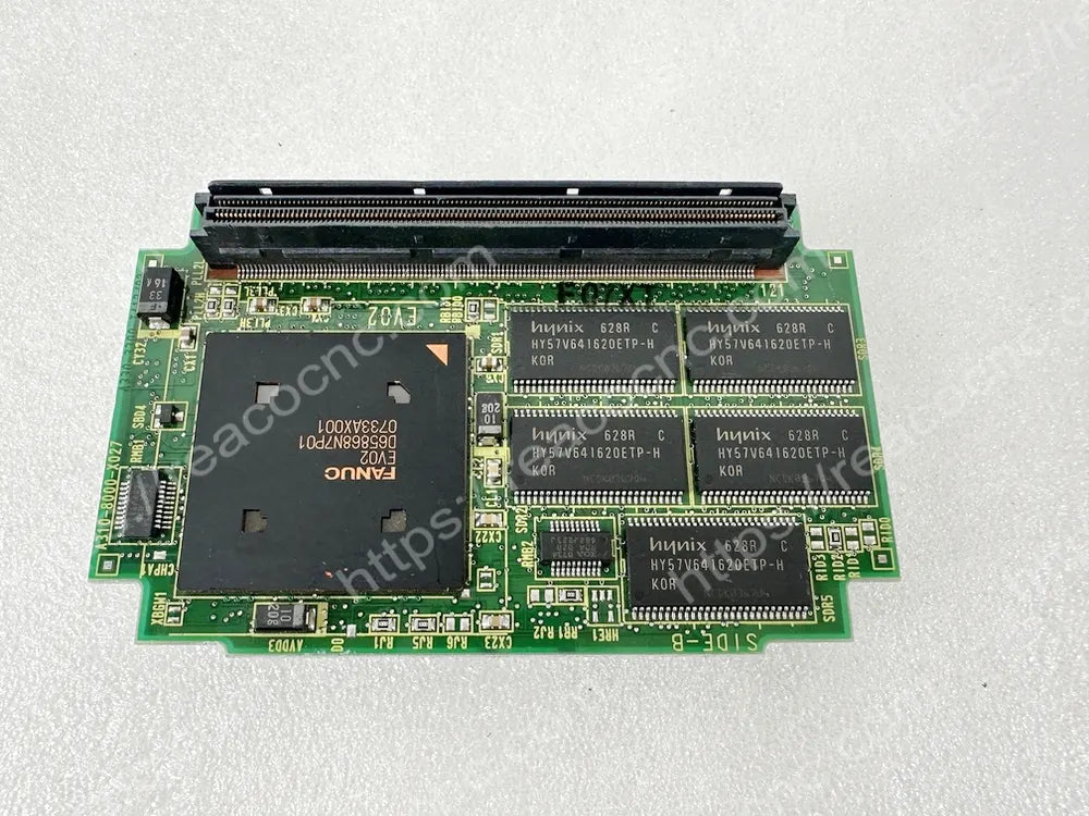 Rear view of A17B-3300-0403 Fanuc CPU module showing PCB condition