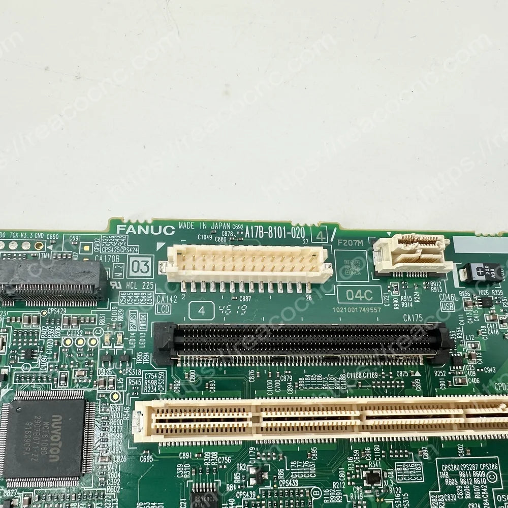 A17B-8101-0204 FANUC main control PCB identification label