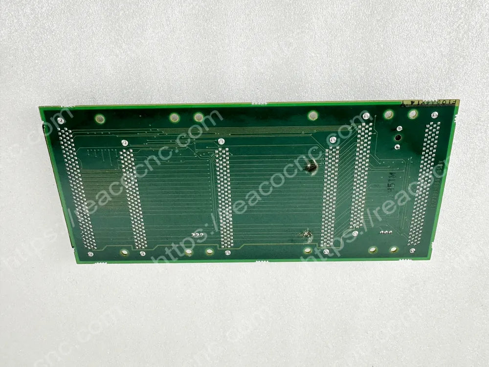 Back side of A20B-2000-0640 Fanuc backplane PCB for board inspection