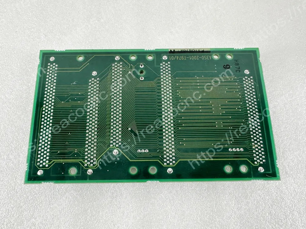 Back side of A20B-2001-0970 Fanuc PCB for condition inspection