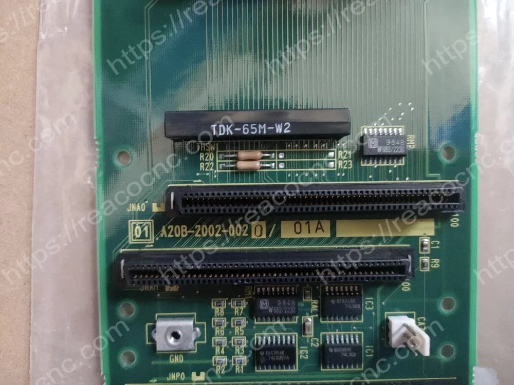 A20B-2002-0020 Fanuc 3-slot backplane PCB label