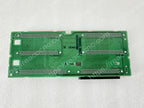 Back view of A20B-2003-0650 Fanuc backplane PCB showing rear board condition