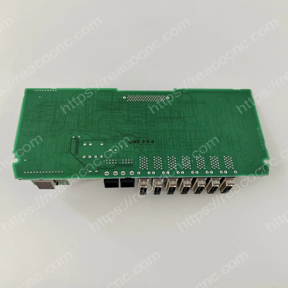 Back side of A20B-2101-0355 Fanuc PCB for visual inspection