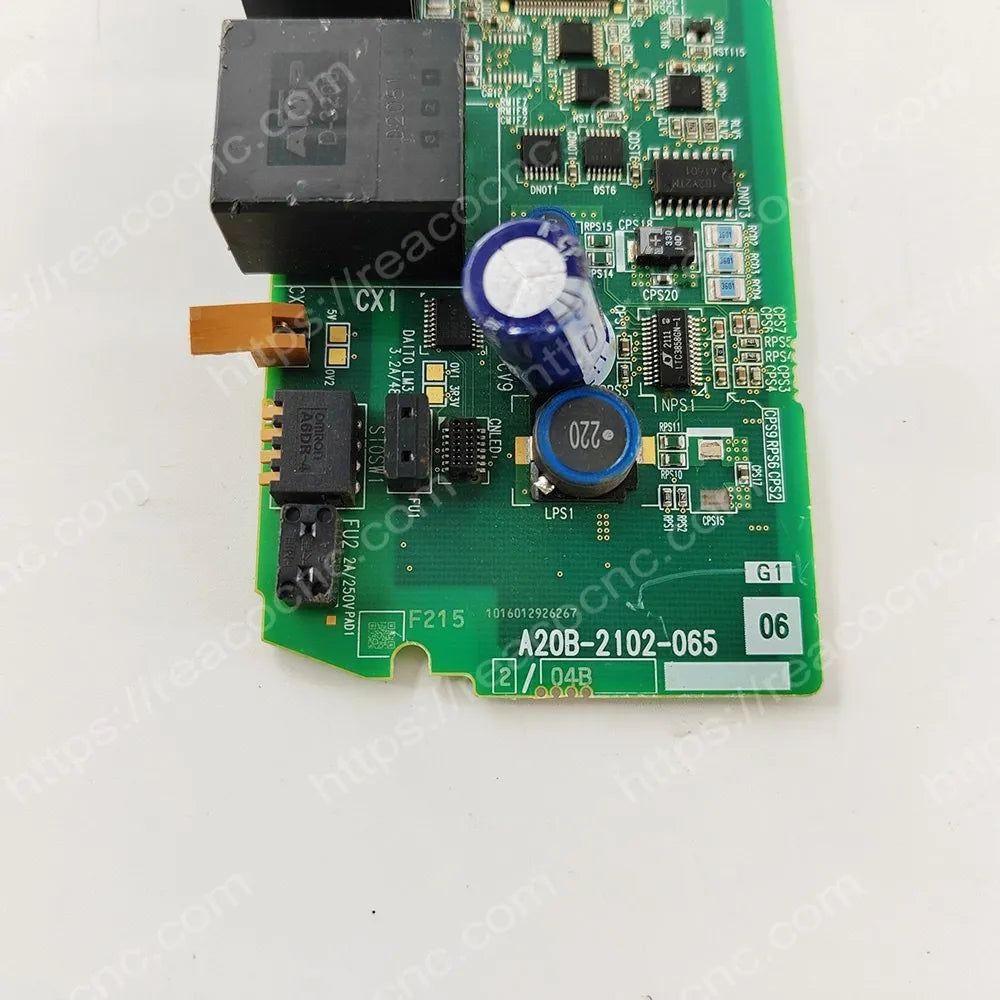 A20B-2102-0652 Fanuc CNC PC board model label and identification plate