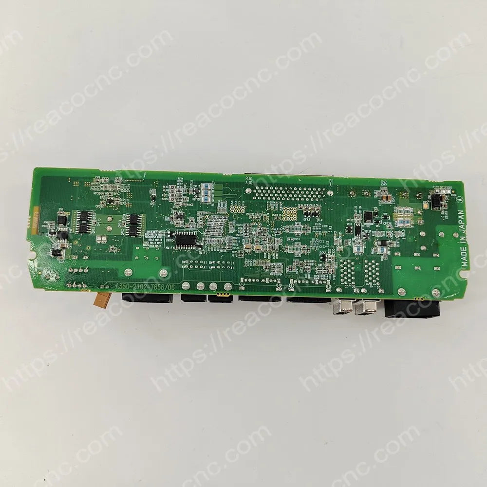 Back side view of A20B-2102-0655 Fanuc PC board for inspection