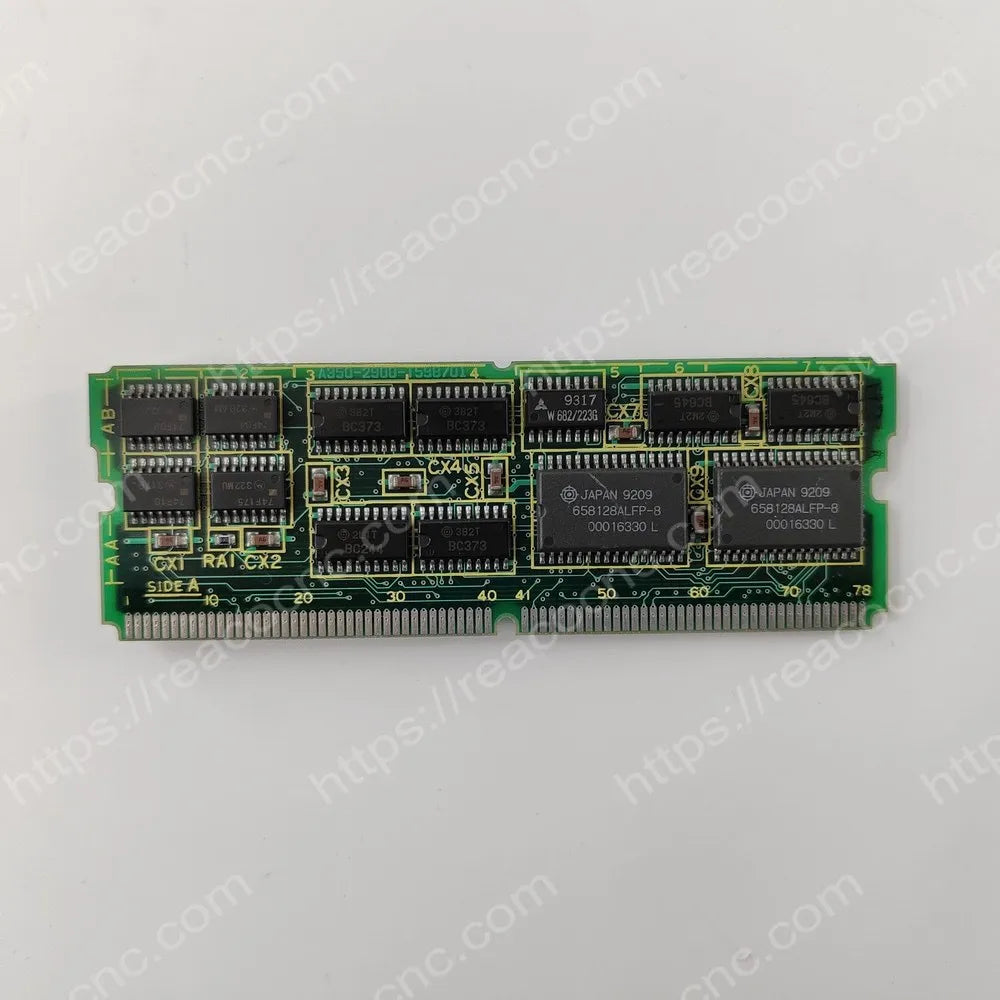 Back view of A20B-2900-0590 Fanuc graphic CPU board for inspection