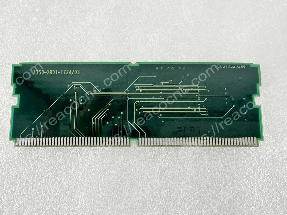 Back side of A20B-2901-0721 Fanuc memory module for PCB condition inspection