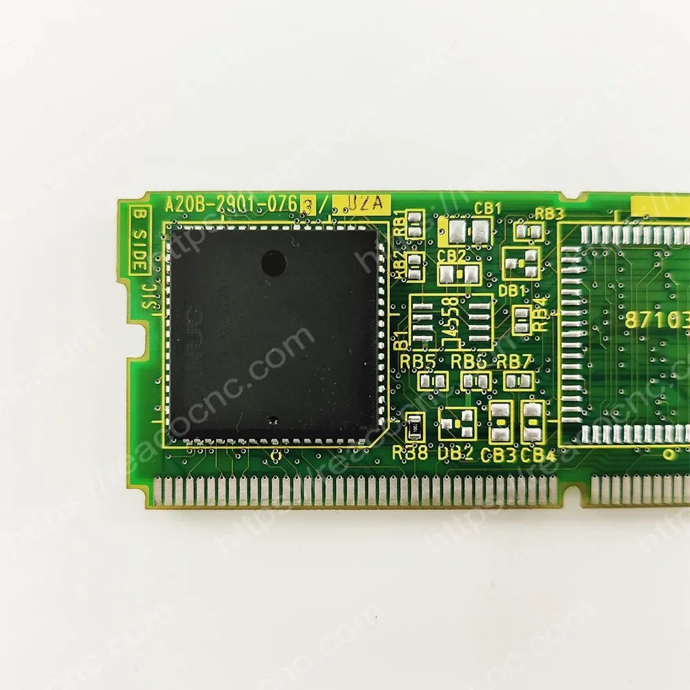 A20B-2901-0763 Fanuc serial spindle memory module with 256 KB SRAM and 128 KB FROM part-number marking