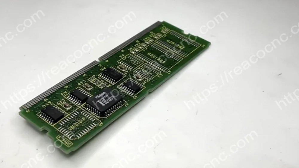 Rear solder-side view of A20B-2901-0766 Fanuc memory module
