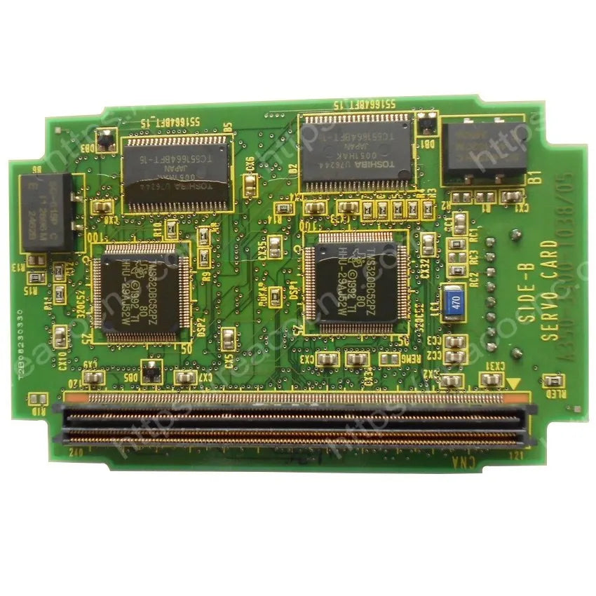 Rear inspection view of A20B-3300-0032 Fanuc circuit board
