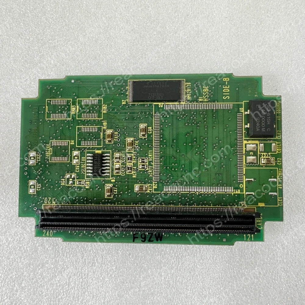 Back side of A20B-3300-0162 Fanuc display control PCB for inspection