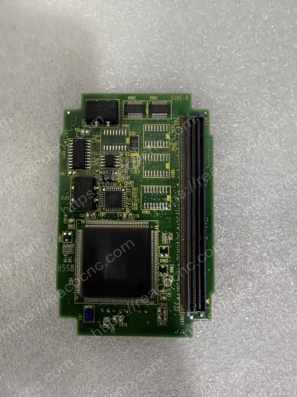 Back side of A20B-3300-0340 Fanuc display control module for PCB inspection