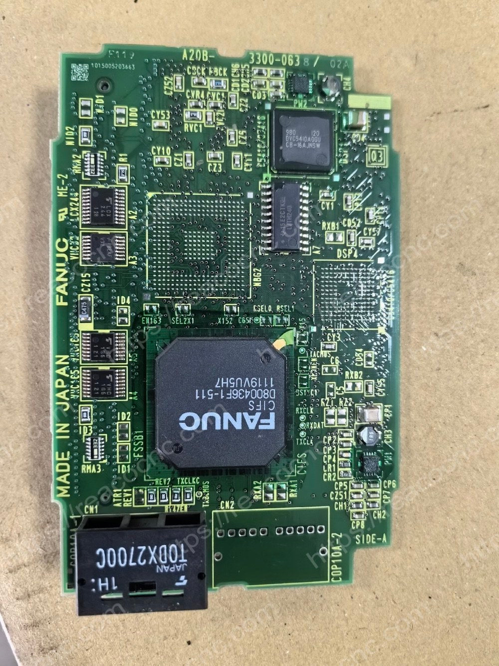 Front view of A20B-3300-0638 Fanuc CNC PC board