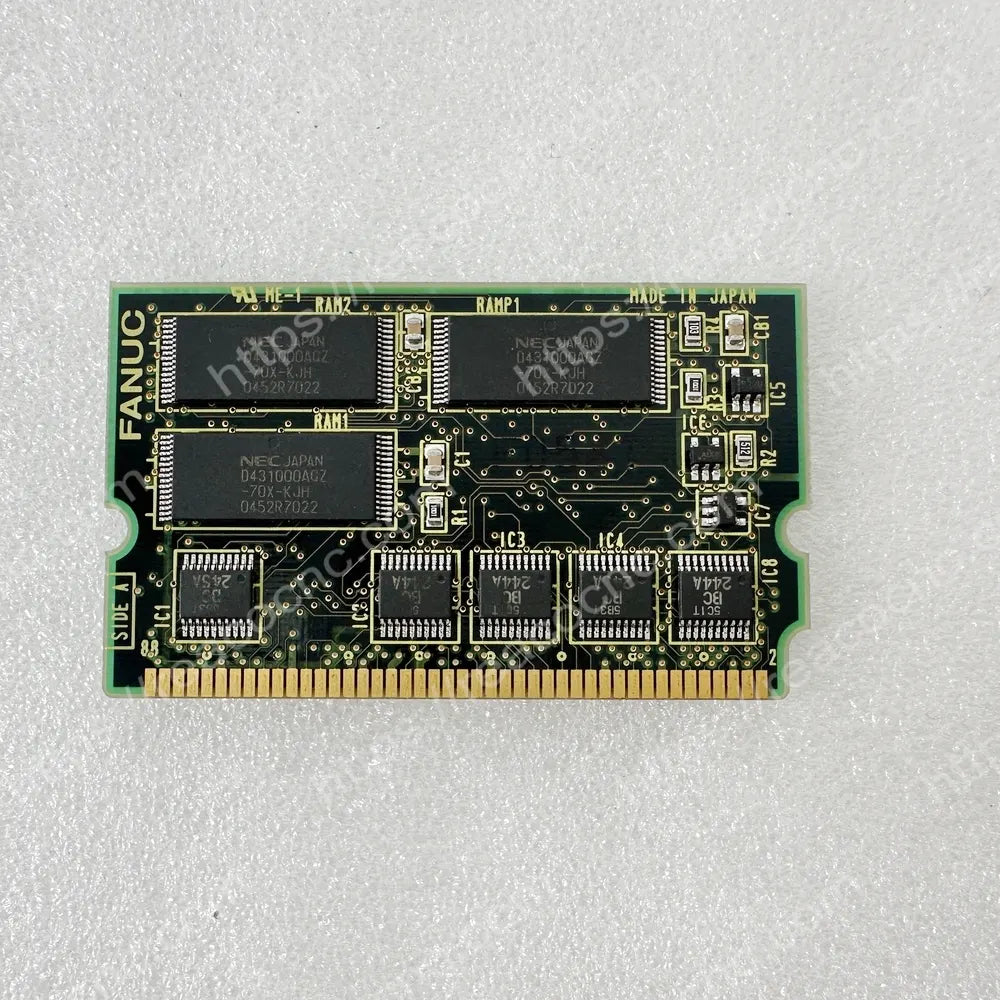 Rear view of A20B-3900-0080 Fanuc memory board showing PCB surface condition