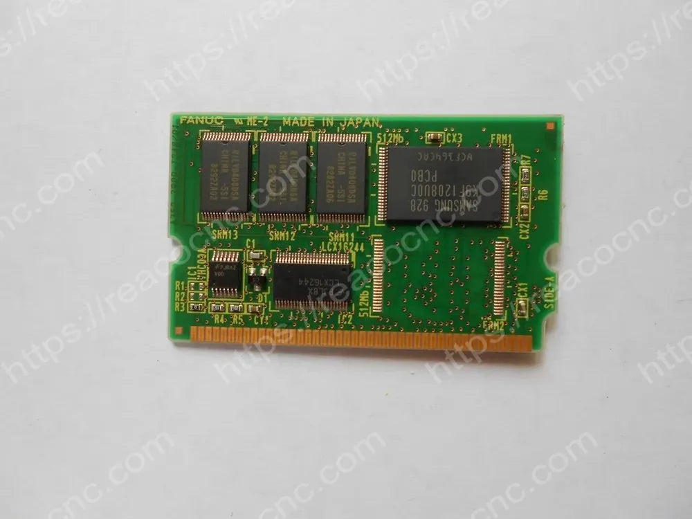 Rear side of A20B-3900-0242 Fanuc memory module for PCB inspection