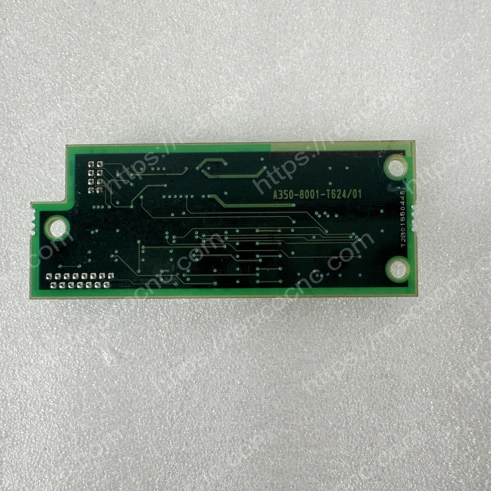 Rear side of A20B-8001-0620 Fanuc touch control PCB for inspection