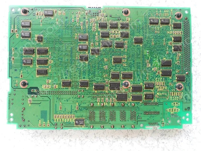 Back side of A20B-8100-0662 Fanuc main CPU PCB for inspection