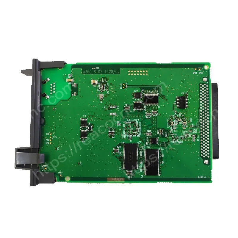 Back side of A20B-8102-0420 Fanuc Ethernet board for condition inspection