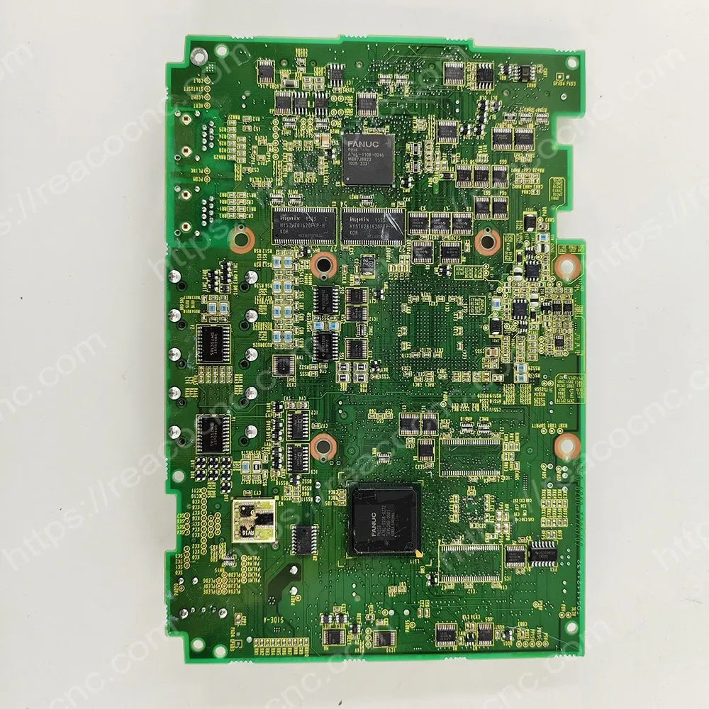 Back view of A20B-8200-0724 Fanuc CNC PCB showing rear traces