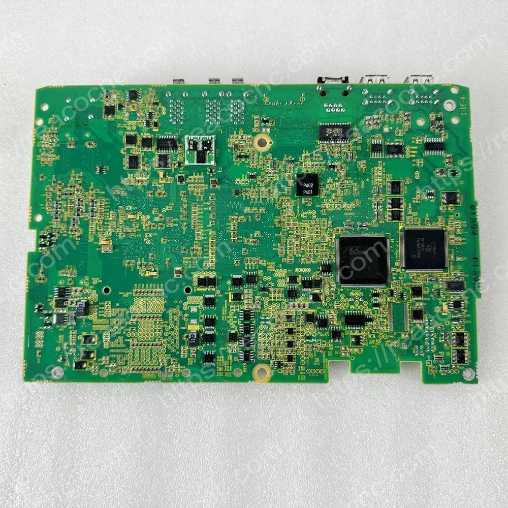 Back side of A20B-8200-0771 Fanuc LCD main PCB for inspection