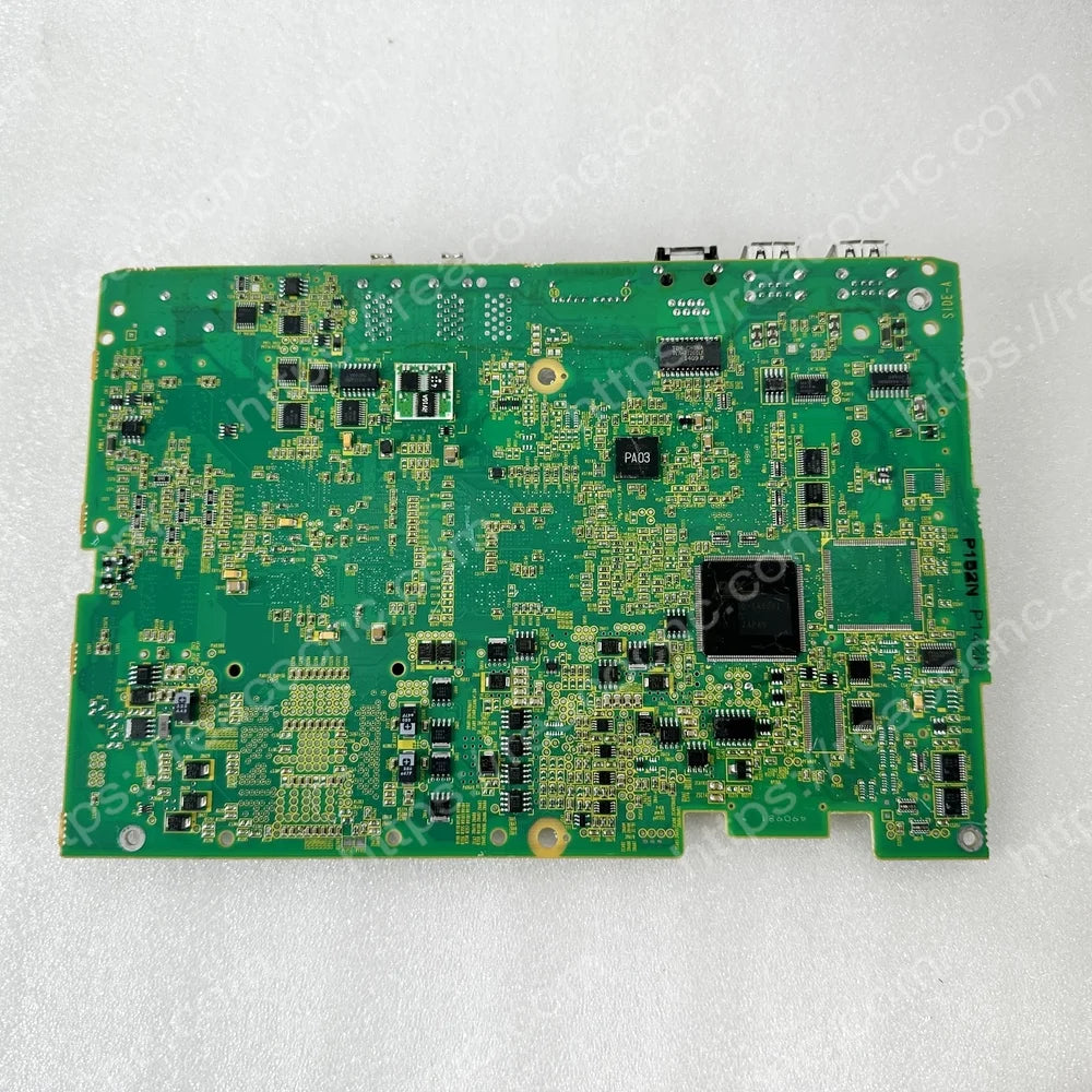 Rear side of A20B-8200-0775 Fanuc LCD main PCB for condition inspection