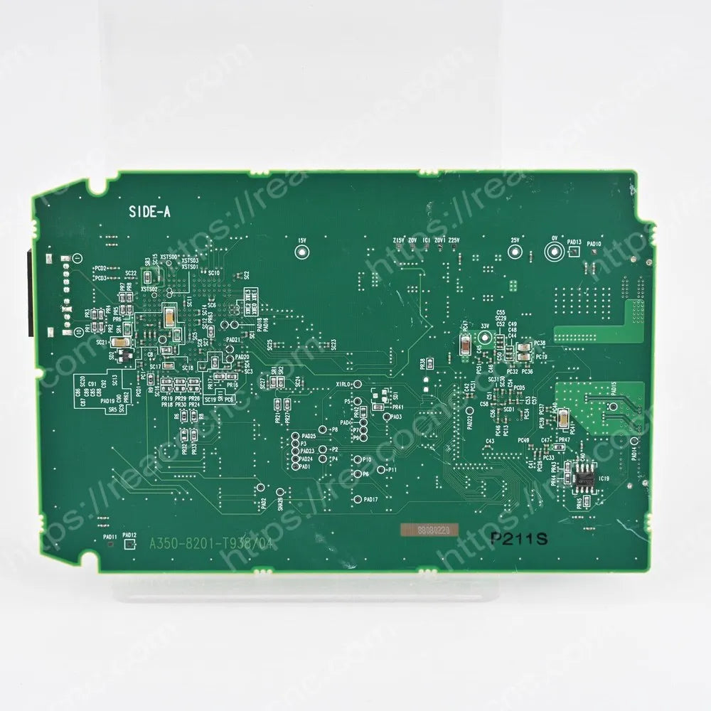 Back side view of A20B-8201-0930 Fanuc PCB for visual inspection