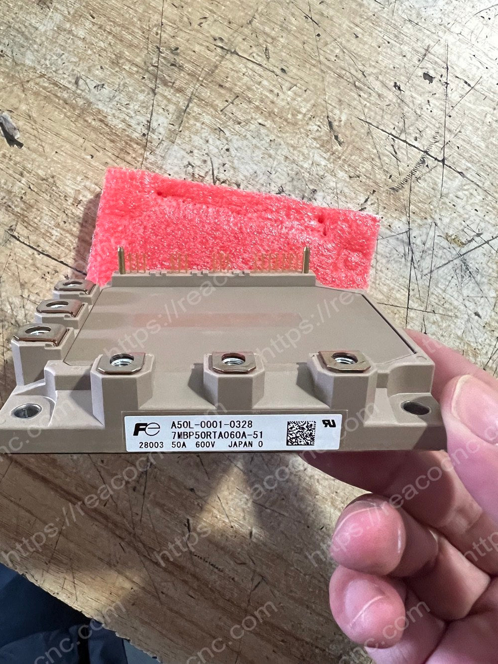 A50L-0001-0328 Fanuc power block rectifier module label 7MBP50RTA060A-51