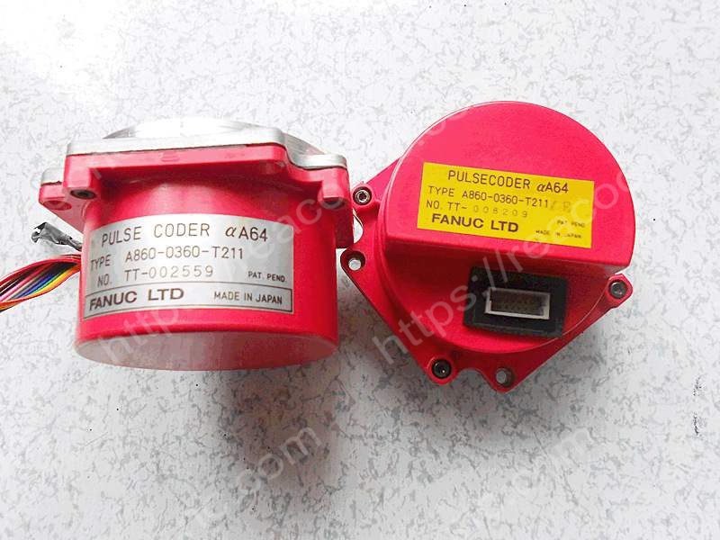 Side view of A860-0360-T211 Fanuc pulsecoder A64