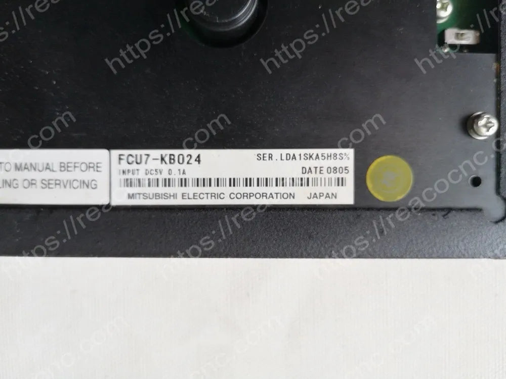 FCU7-KB024 Mitsubishi CNC keyboard unit identification label