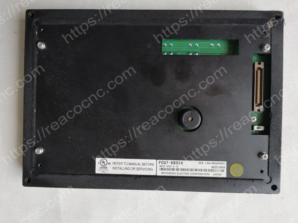 Rear connector side of FCU7-KB024 Mitsubishi CNC keyboard
