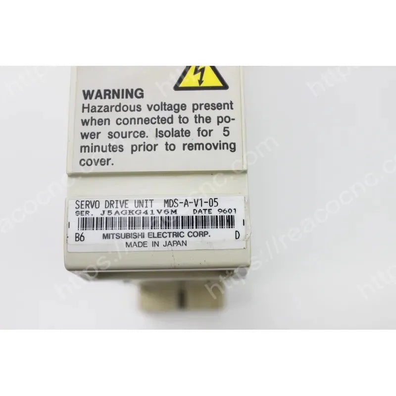MDS-A-V1-05 Mitsubishi one-axis servo drive identification label