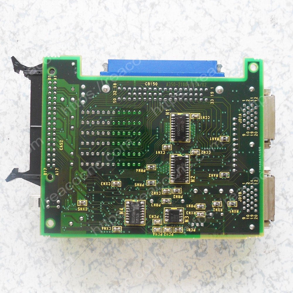 Back view of A20B-2100-0150 Fanuc PC board assembly