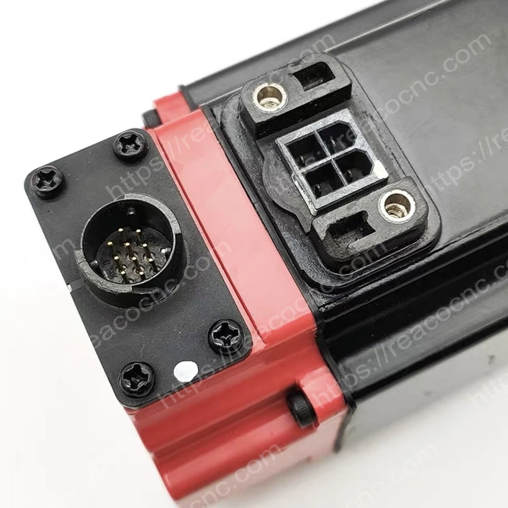 FANUC servo motor power and pulse-coder connectors