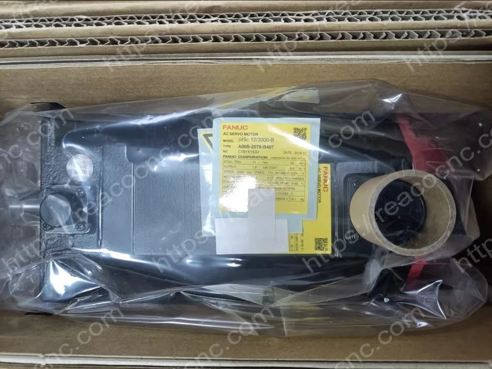 A06B-2078-B407 FANUC servo motor in REACO protective packing