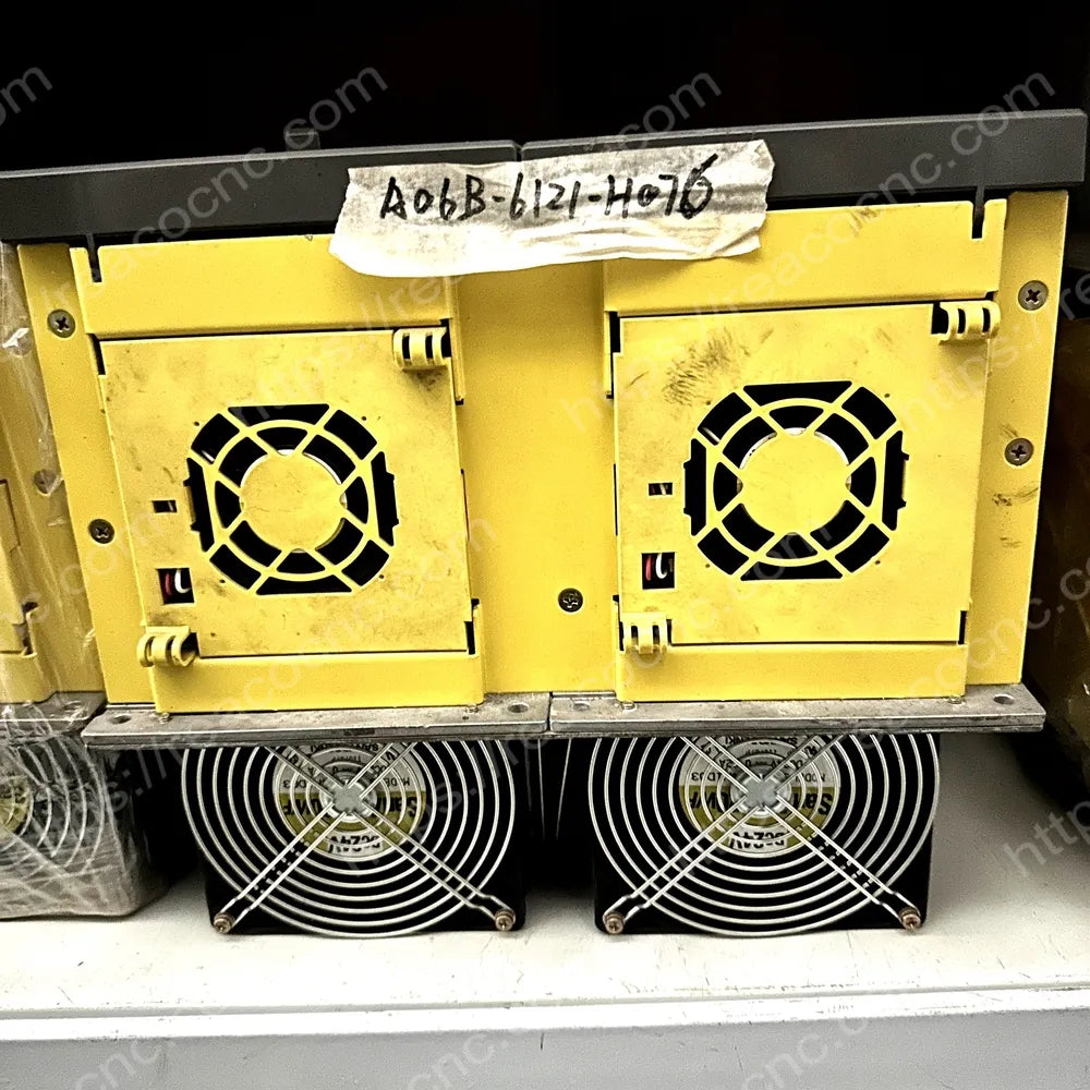 FANUC A06B-6121-H076#H570 cooling housing and side profile